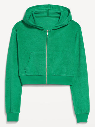 Sudadera Ajustada con Bolsillos de Algodón