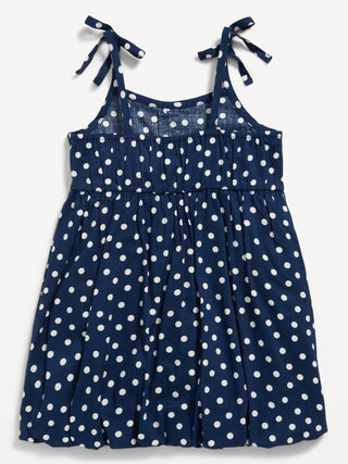 Vestido Cuello Redondo Estampado Rayas, Bebé