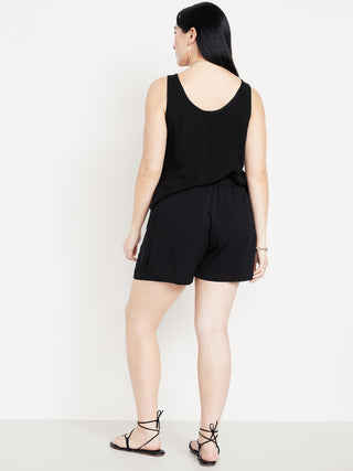 Short Talle Alto con Cintura Elástica
