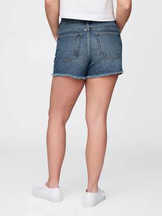 Short Denim Talle Medio con Bolsillos