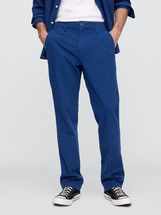 Pantalón Slim Fit de Lino con Bolsillos