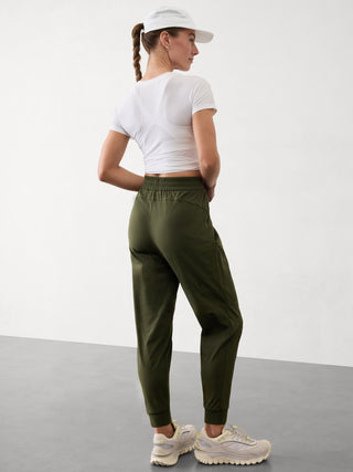 Pantalón Deportivo Talle Medio con Bolsillos