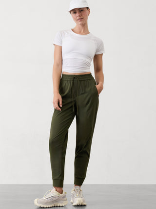 Pantalón Deportivo Talle Medio con Bolsillos