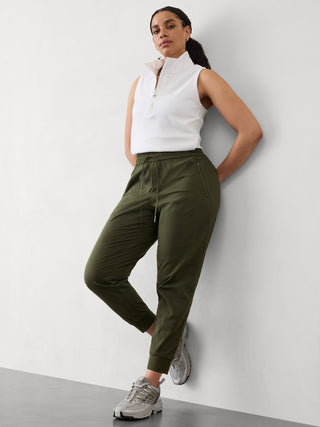 Pantalón Deportivo Talle Medio con Bolsillos