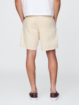 Short Talle Alto con Bolsillos de Lino
