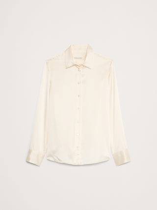 Camisa Manga Larga de Seda