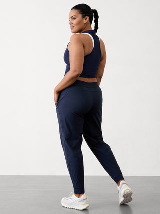 Pantalón Deportivo Talle Medio con Bolsillos