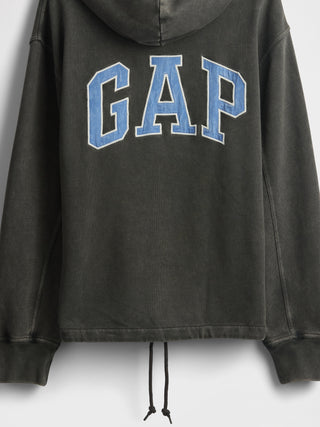 Sudadera con capucha de rizo francés de peso pesado con logo de Gap.
