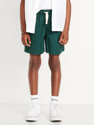 Short con Cintura Elástica de Algodón, Niño