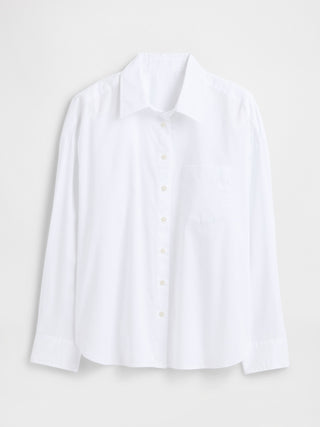 Camisa Manga Larga Oversize de Rayas