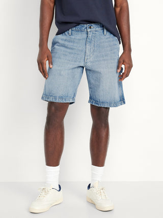 Short Denim con Dobladillo y Bolsillos