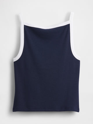 Camiseta Escote Cuadrado de Algodón