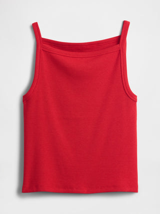 Camiseta Escote Cuadrado de Algodón