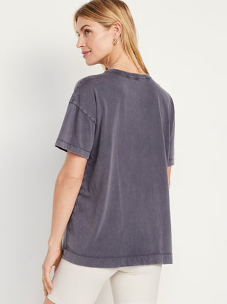 Oversized Cotton Short-Sleeved T-Shirt