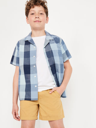 Short con Cintura Elástica de Algodón, Niño