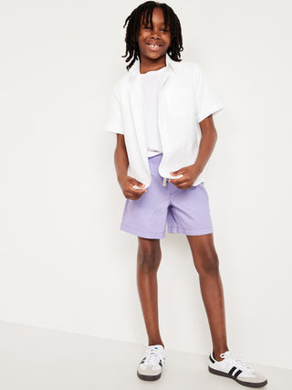 Short con Cintura Elástica de Algodón, Niño