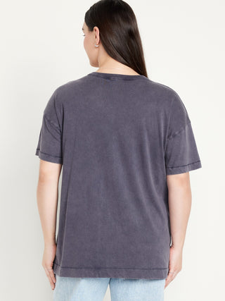 Oversized Cotton Short-Sleeved T-Shirt