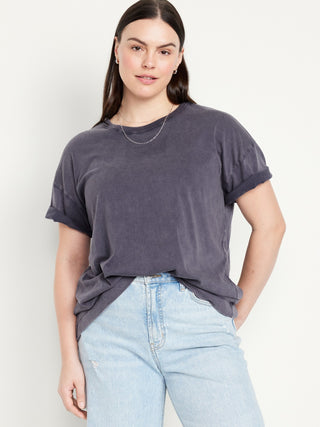 Oversized Cotton Short-Sleeved T-Shirt