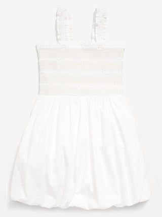 Vestido sin Mangas con Detalle Fruncido, Niña