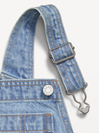 Enterizo Denim con Tirantes Ajustables, Niña