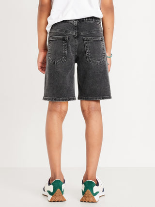 Short Denim con Cintura Elástica, Niño