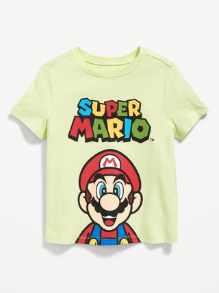 Camiseta Manga Corta Gráfica Super Mario, Bebé