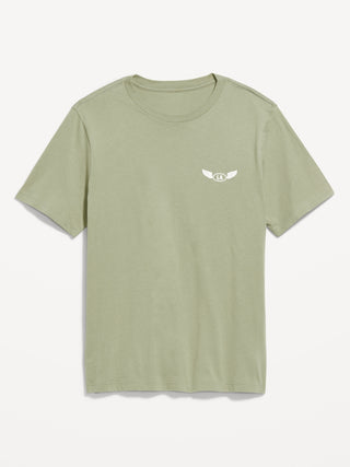 Camiseta Manga Corta con Gráfico, Hombre