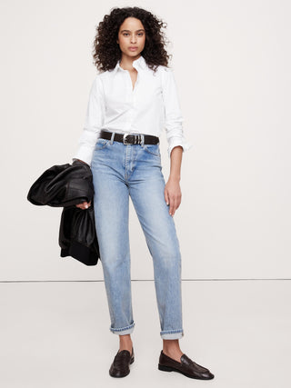 Camisa Manga Larga de Algodón