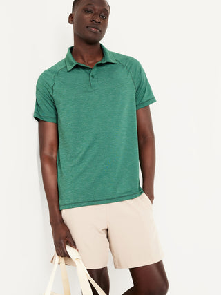 Polo Deportiva Manga Corta con Botones