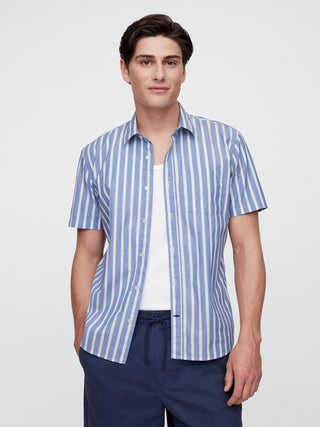 Camisa Manga Corta con Estampado Floral