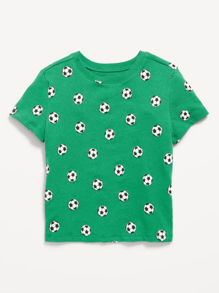 Camiseta Manga Corta con Gráfico, Bebé