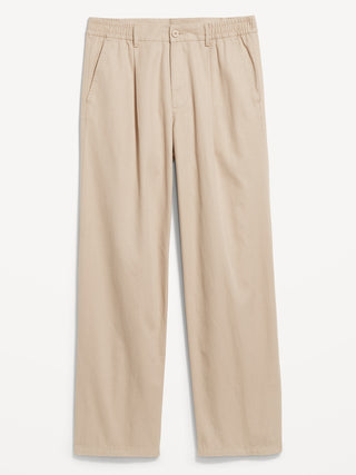 Pantalón Holgado con Detalle Plisado