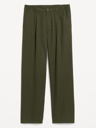 Pantalón Holgado con Detalle Plisado