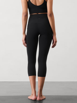 Legging Capri Talle Alto con Bolsillos