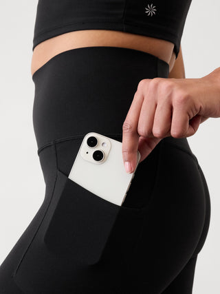 Legging Capri Talle Alto con Bolsillos