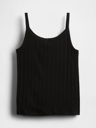 Camisola de canalé Pointelle para niños.