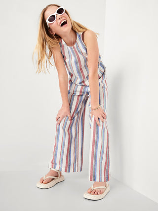 Pantalón Talle Alto con Cintura Elástica, Niña