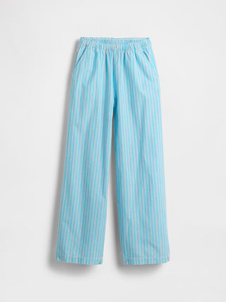 Pantalón con Cintura Elástica Estampado Rayas