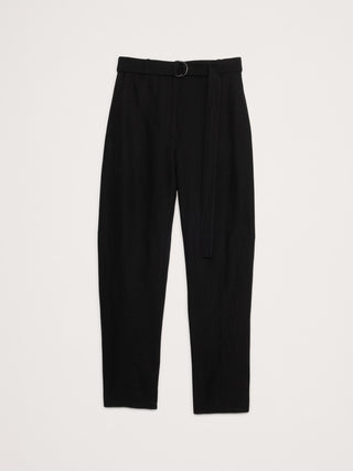 Pantalón Barrel Talle Alto con Bolsillos