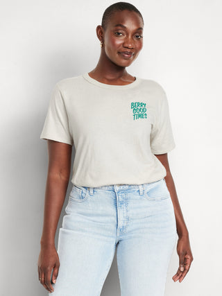 Camiseta Manga Corta con Gráfico