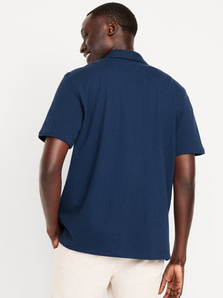 Camisa Manga Corta con Bolsillo de Algodón
