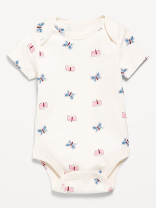 Body Manga Corta con Estampado Fresas, Bebé