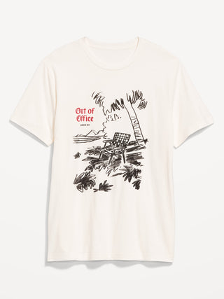 Camiseta Manga Corta con Gráfico, Hombre