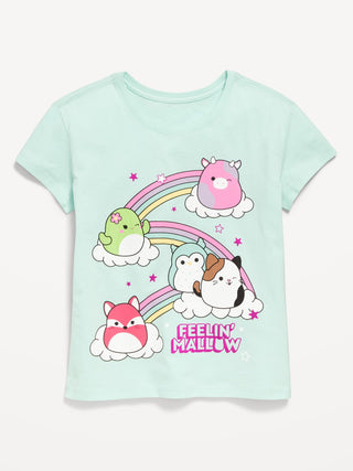 Camiseta Manga Corta con Gráfico SquishMallows ™, Niña