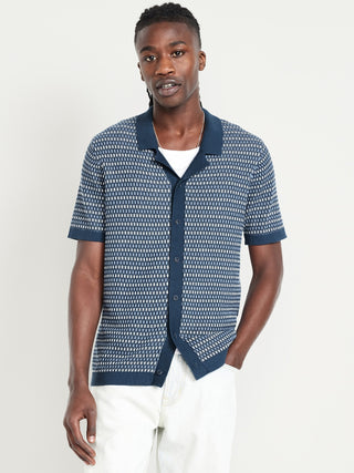 Camisa Manga Corta con Botones de Algodón