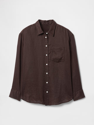 Camisa Manga Larga de Lino