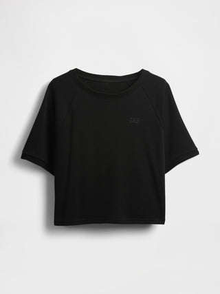 Camiseta Manga Corta con Logo Bordado