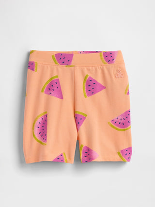 Short con Cintura Elástica Estampado, Bebé