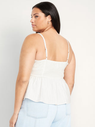 Blusa Peplum con Lazo Delantero
