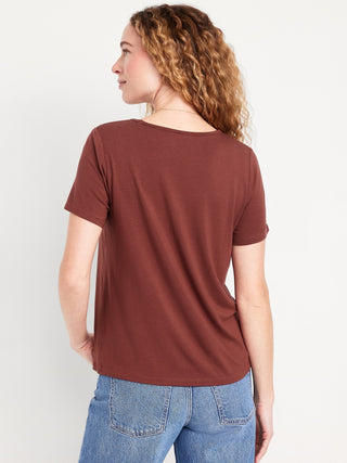 Camiseta Manga Corta Cuello V